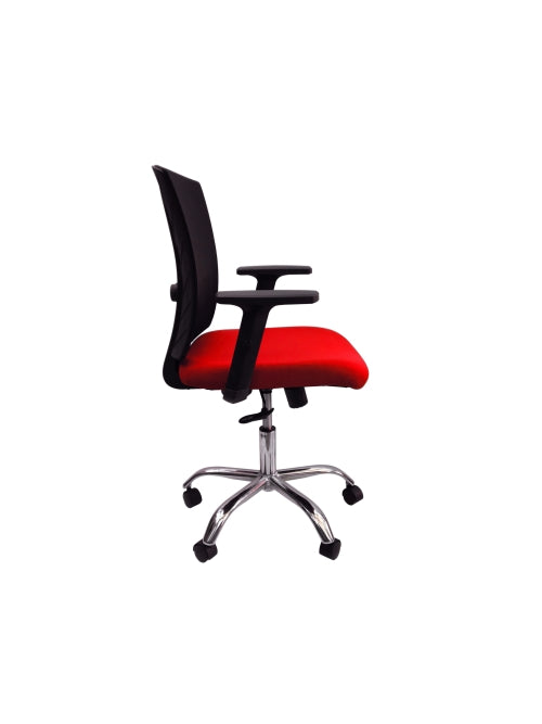 Silla Ceres Gerente Cromo Red