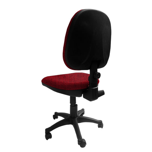 Silla Escritorio LIZZA MEDIA CONTAC Rojo Tomate Sin Brazos ref: 2025