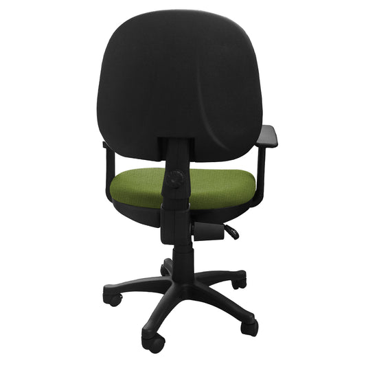 Silla Escritorio LIZZA MEDIA V.Manzana Con Brazos  ref: 2010